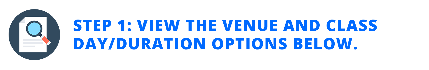 Step 1 - website